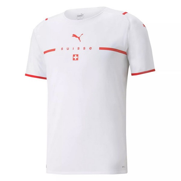 Tailandia Camiseta Suiza 2nd 2021 Blanco